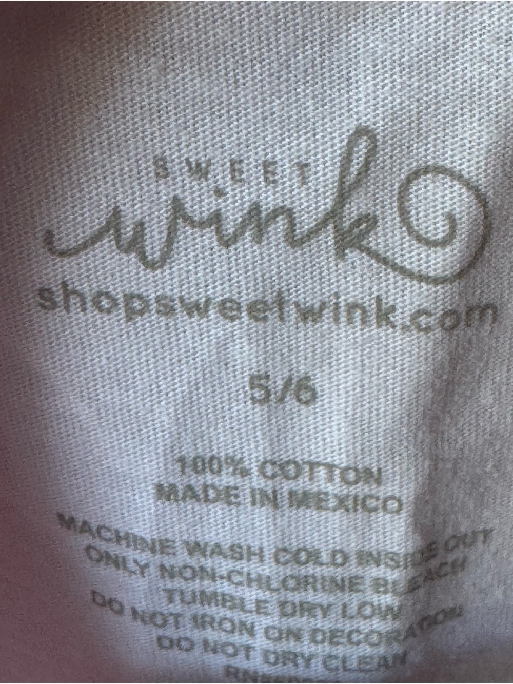 NWT Back to School Sweet Wink: Kindergarten Short Sleeve T-Shirt - Pink Sz. 5/6 - Picture 6 of 6